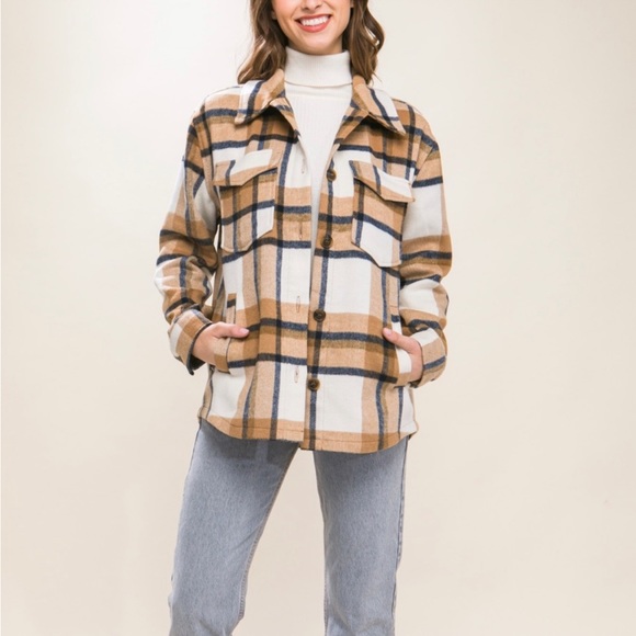 NEW — Birdie Plaid Shacket - Picture 2 of 2